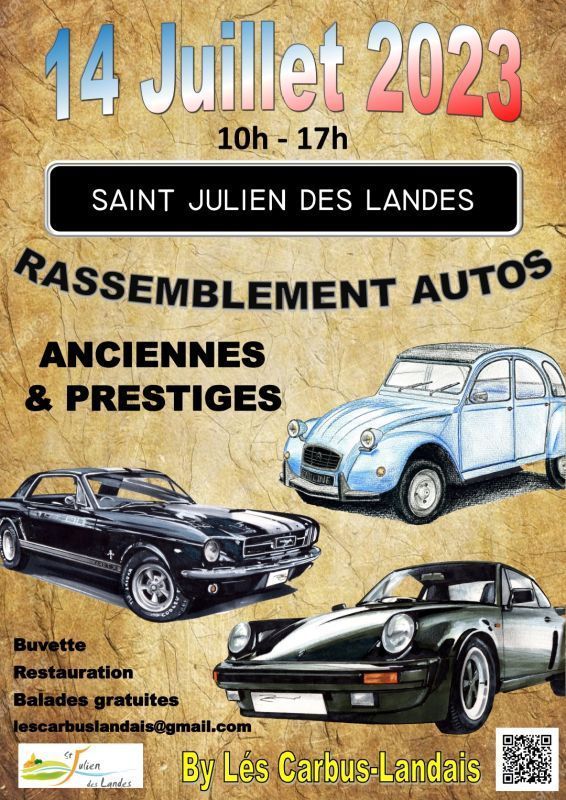 , 200 voitures anciennes attendues le 14 juillet à Saint-Julien-des-Landes.